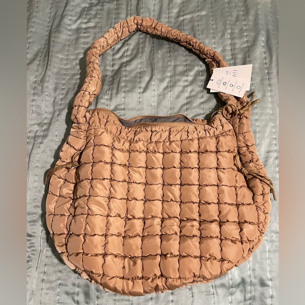 Tan Quilted Women's Bag Urban Essentials
